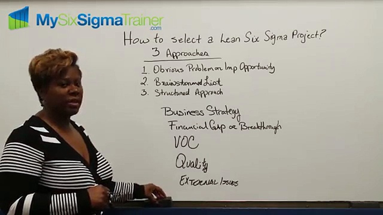 How to select a Six Sigma Project?
