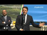 Sicilia - Renzi alla riapertura del Viadotto Himera dell'autostrada A19 (30.04.16)