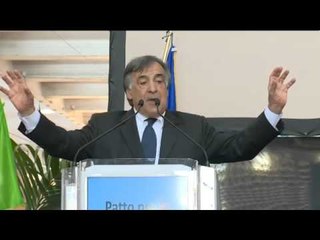 Palermo - Renzi interviene alla firma del Patto per Palermo  (30.04.16)