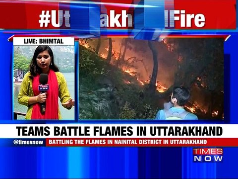 10,000 Men & Three IAF Choppers Dealing with Uttarakhand Forest Fire
