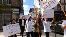 Manifestation du personnel du lycée Les Sapins