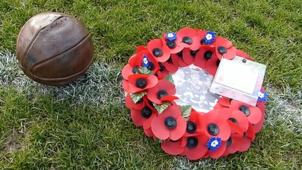 Match de football dans le cadre du centenaire de la Bataille de la Somme