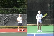 Tennis Student - Dartfish of Molly's Forehand, Backhand, and Serve After 22 Months