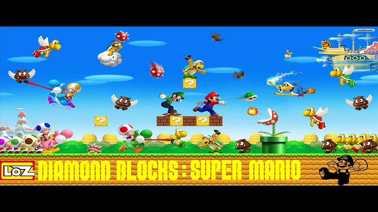 LOZ Diamond Blocks: Super Mario