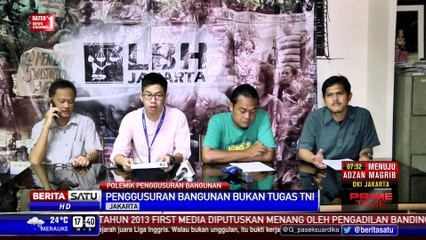 LBH Jakarta Somasi Keterlibatan TNI dalam Penggusuran di Jakarta