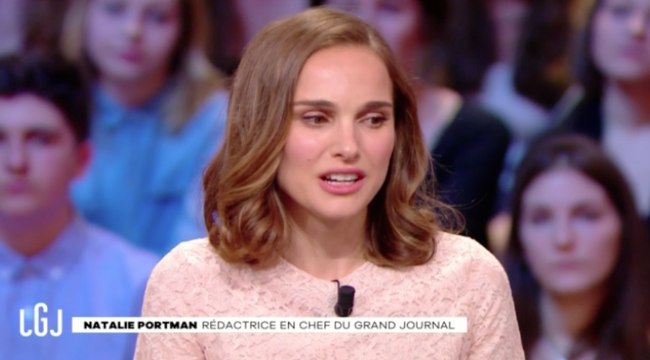 Nathalie Portman jure dans le grand journal ! -Zapping People 03/05/2016