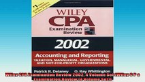 FAVORIT BOOK   Wiley CPA Examination Review 2002 4 Volume Set Wiley C P a Examination Review 4 Volume  FREE BOOOK ONLINE