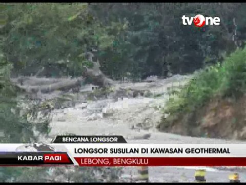 Detik-detik Bencana Longsor Terjang Lebong Selatan