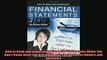 READ PDF DOWNLOAD   How to Read and Understand Financial Statements When You Dont Know What You Are Looking READ ONLINE