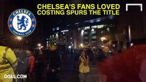 Football fans can be cruel... How Chelsea FC fans reacted to Tottenham losing the league title to Leicester