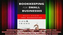 READ book  Bookkeeping for small businesses MUST KNOW  Free Bookkeeping Tips and Tricks bookkeeping  FREE BOOOK ONLINE