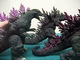 Figure comparison Godzilla 2000: Bandai, Bandai creation, SH Monsterarts