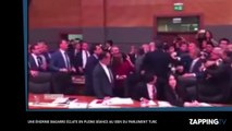 Une énorme bagarre générale éclate en pleine séance au parlement turc (vidéo)