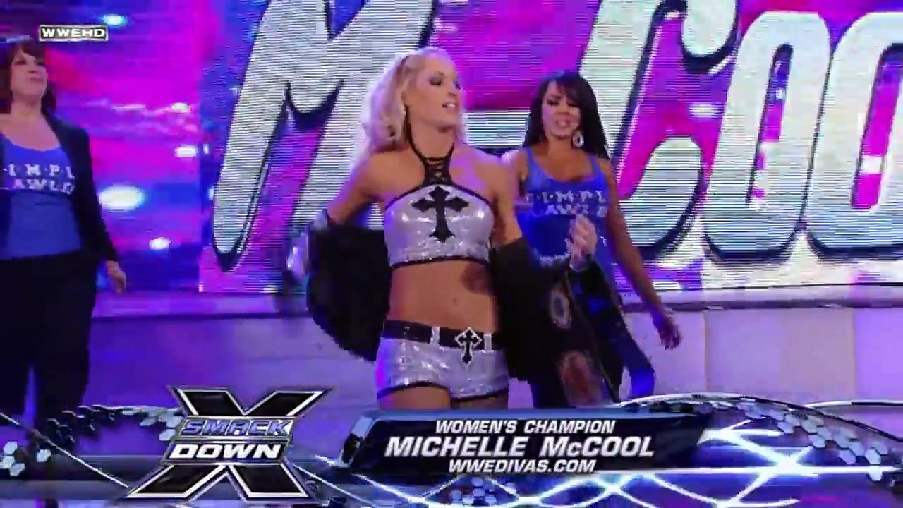 720pHD WWE Smackdown 2010 Tiffany vs Michelle McCool