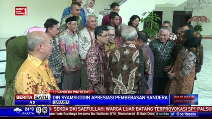 Din Syamsuddin Apresiasi Pembebasan 10 WNI di Filipina