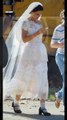 Katie Holmes Wears Wedding Dress on Set of ‘Miss Meadows’ in Ohio