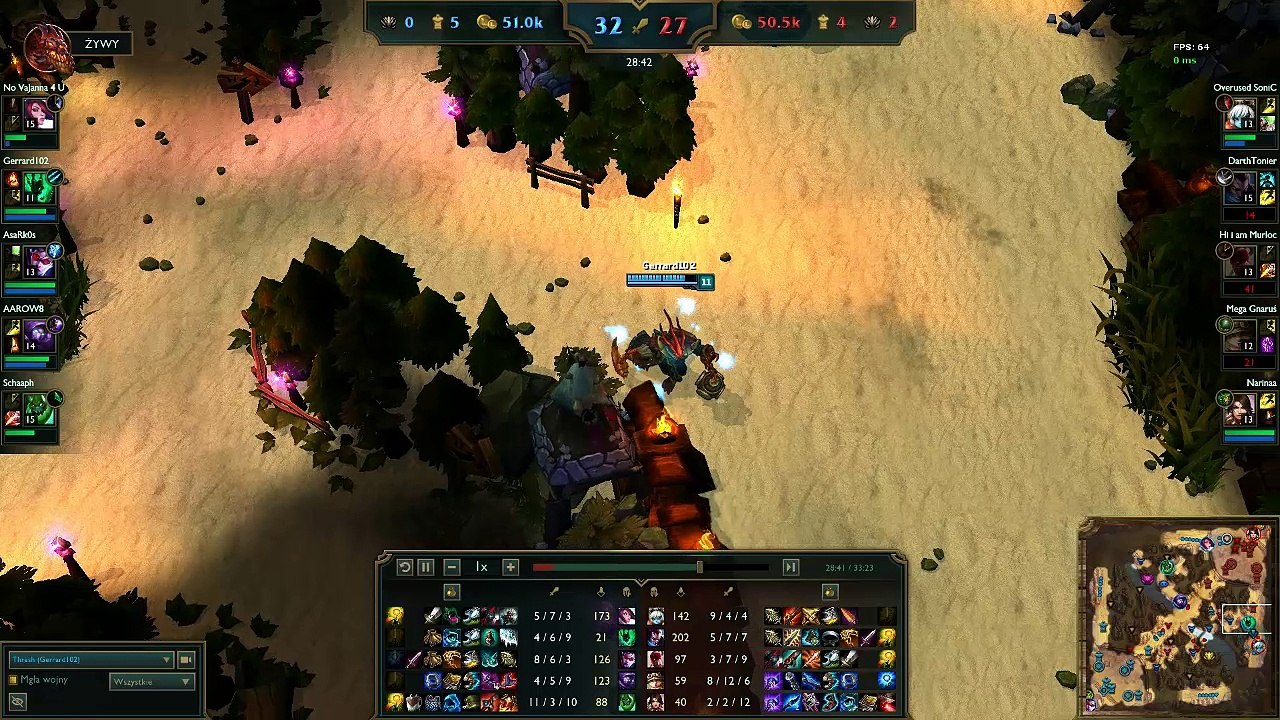 Thresh vs Tristana