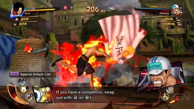 One Piece: Burning Blood - FULL MATCH Luffy, Ace, and Sabo Gameplay