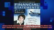 READ THE NEW BOOK   How to Read and Understand Financial Statements When You Dont Know What You Are Looking  FREE BOOOK ONLINE