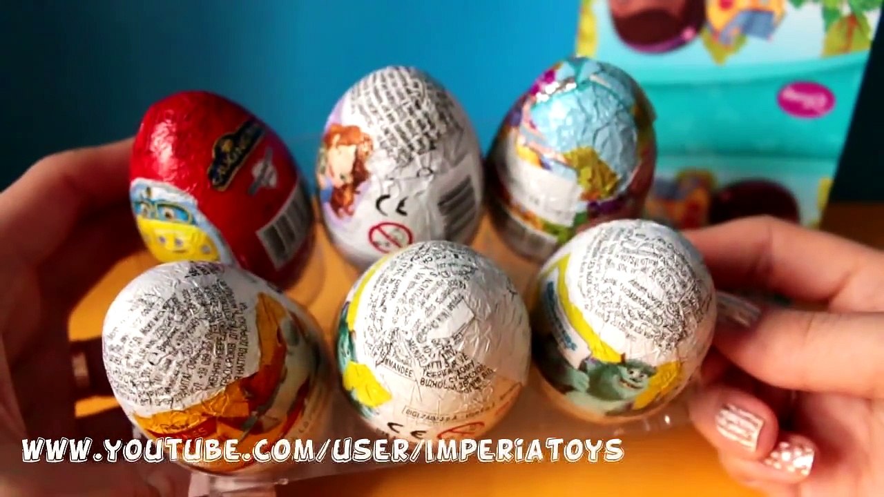 Surprise Eggs Kinder Surprise DOC McStuffins Chuggington Disney Planes Princess Sofia