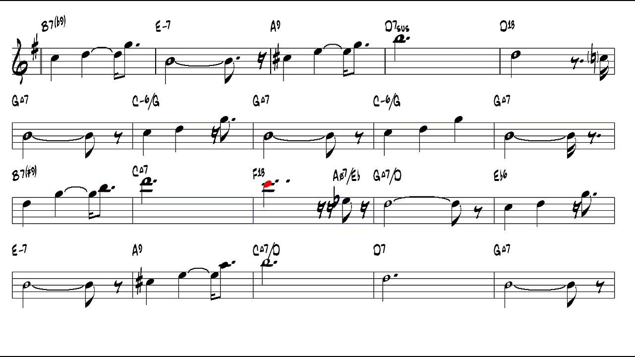A Child Is Born - Thad Jones  1969 Alto Sax