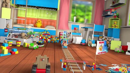 VIDEO FOR CHILDREN Peppa Pig PlayBIG bloxx Train Station Construction Set Toys Family Pepp