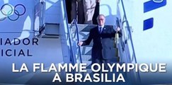 La flamme olympique débarque au Brésil