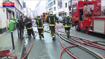 Paris: important incendie rue de Charonne