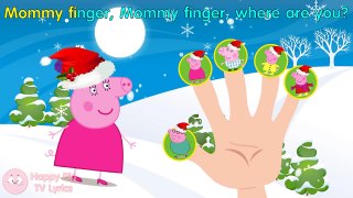 Peppa Pig Christmas Finger Family \ Nursery Rhymes Lyrics and More