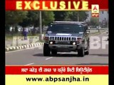 Bhajji in his Hummer Car on Chandigarh Roads