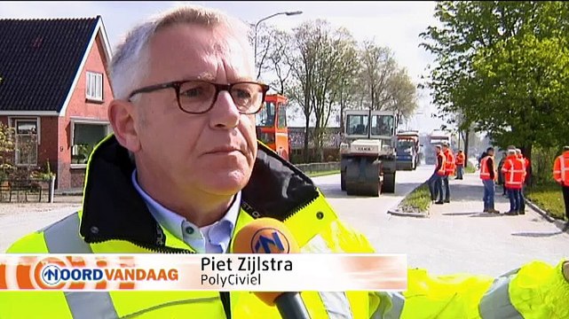 Reflecterend asfalt zorgt voor besparing op straatverlichting - RTV Noord