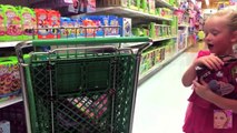 Giant Surprise Egg 1   Barbie, Monster High, Peppa Pig, and Play Doh   Toys R Us Shopping Spree