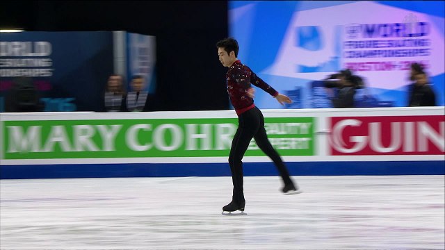 Boyang JIN (china) - SP kiss and cry - ISU World Championships 2016