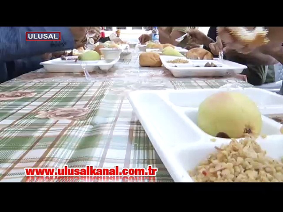 Ulusal Kanal asker, polis ve korucular için yapılan yemekleri yerinde inceledi