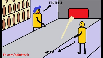 Fırıncı ve Adam Hıkayesi - Paint Terk