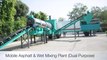 Solid Asphalt Mixing Plant. Driving On Road ! How It's Made -  Have A Look