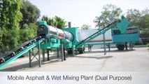 Solid Asphalt Mixing Plant. Driving On Road ! How It's Made -  Have A Look