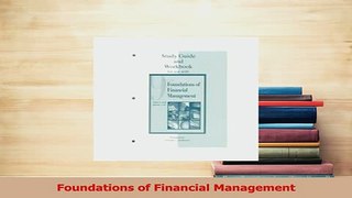 Read  Foundations of Financial Management Ebook Free