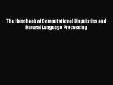 Book The Handbook of Computational Linguistics and Natural Language Processing Full Ebook