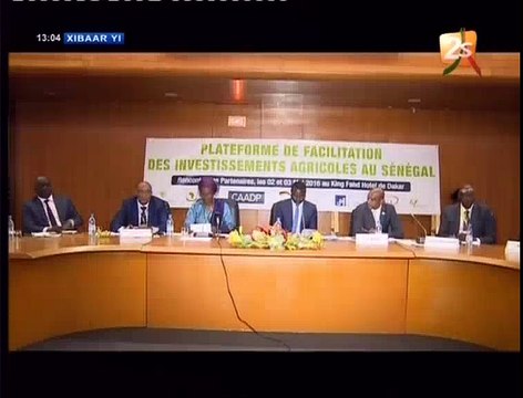 Plateforme de facilitation des investissements agricoles au Sénégal