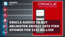 Oracle agrees to buy Arlington energy data firm Opower for $532 million