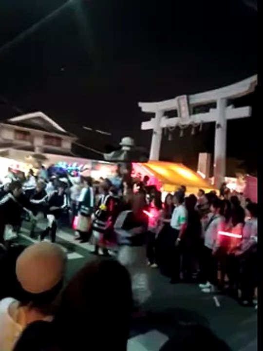 平成24年  若江鏡神社だんじり  事故？