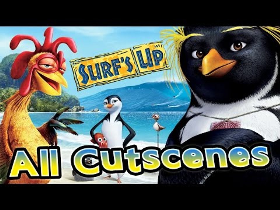 Surf's Up All Cutscenes | Game Movie (PS3, X360, Wii, PS2, GCN, PC)