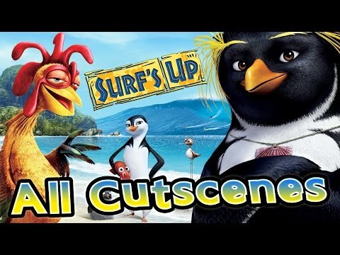 Surf's Up All Cutscenes | Game Movie (PS3, X360, Wii, PS2, GCN, PC)