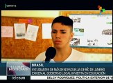 Brasil: alumnos toman 80 planteles en rechazo a políticos locales