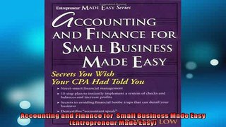 FAVORIT BOOK   Accounting and Finance for  Small Business Made Easy Entrepreneur Made Easy  FREE BOOOK ONLINE
