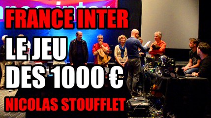 Le Jeu des 1000 euros France Inter /Aurillac