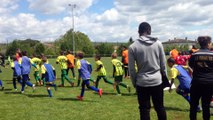 AAG U11 - Alouettes 2016 - Entrée sur le terrain
