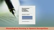 Download  Phonological Parsing in Speech Recognition  Read Online
