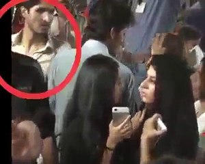 Watch the Vulgar acts of boy with Girls in PTI Jalsa.